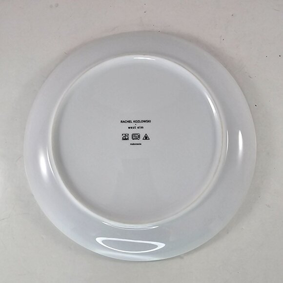 Rachel Kozlowski West Elm Cat And Dog Dapper Animals Porcelain Plate - Picture 3 of 5